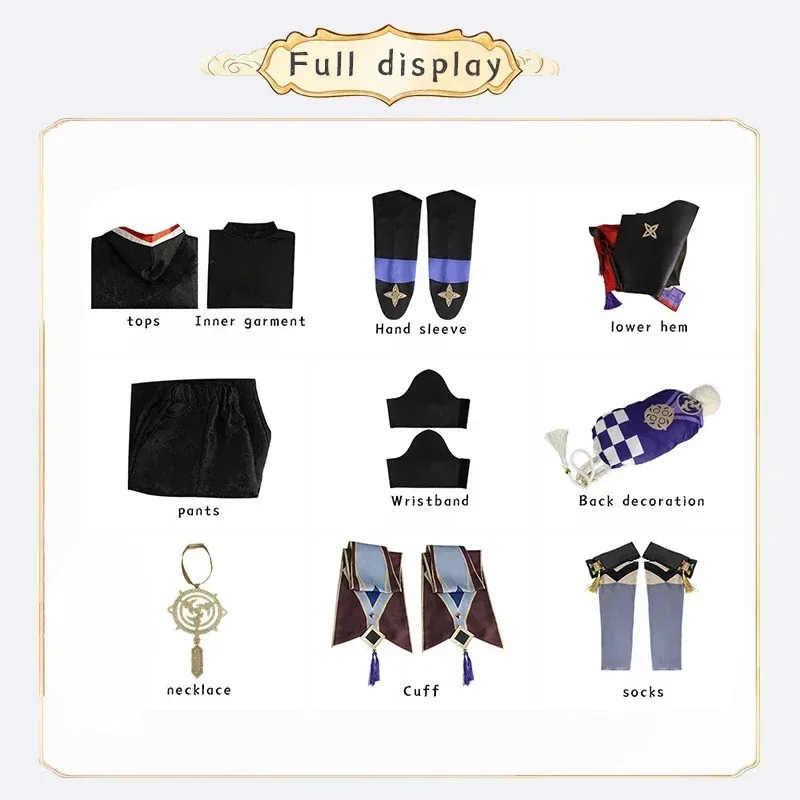 جينشين إمباكت سكاراموش أزياء تنكرية للبالغين زي كرنفال شعر مستعار أنيمي أزياء حفلات الهالوين لعبة تنكرية للنساء