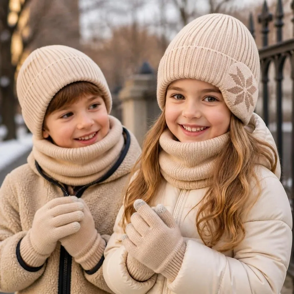 conjunto-de-3-pecas-gorro-cachecol-e-luvas-de-inverno-quentes-com-padrao-de-floco-de-neve-luvas-antiderrapantes-gorro-com-protecao-para-as-orelhas-a-prova-de-vento