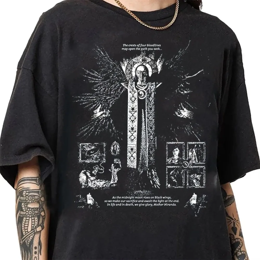 Mother Miranda Resident Evil Biohazard Game T-shirt For Men Women 100% Cotton T Shirts Streetwear Tops J53
