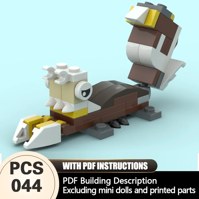 

Creators Animal Series Model MOC Building Bricks Brown Scorpion Modular Technology Gifts Holiday Assemble Children Toys Suit