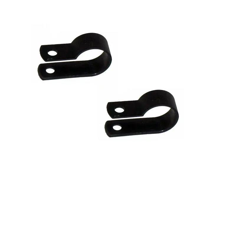 25X ID 3.3mm 5.3mm 6.4mm 8.4mm 10.4mm Black Nylon U R Shape Cable Clamp Clip UV Resistant Wire Electrical Hose Loop Fixer Holder