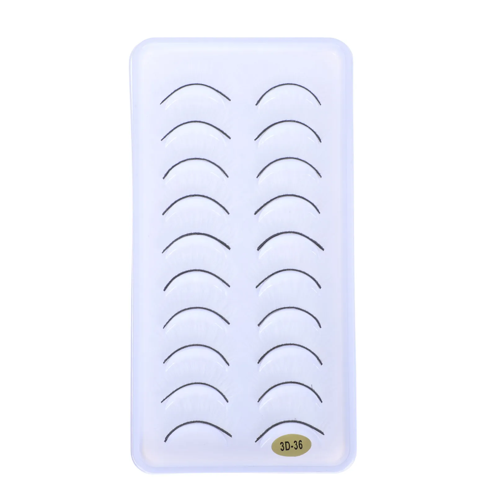 10Pairs Creative Vivid False Eyelashes Soft Comfortable Premium Fiber Lashes for Smoky Daily Night Out Professional Makeup Use