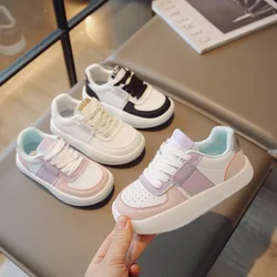 Scarpe da tavola per bambini primavera autunno Sneaker antiscivolo con lacci per ragazzi e ragazze calzature Casual traspiranti con suola morbida per bambini