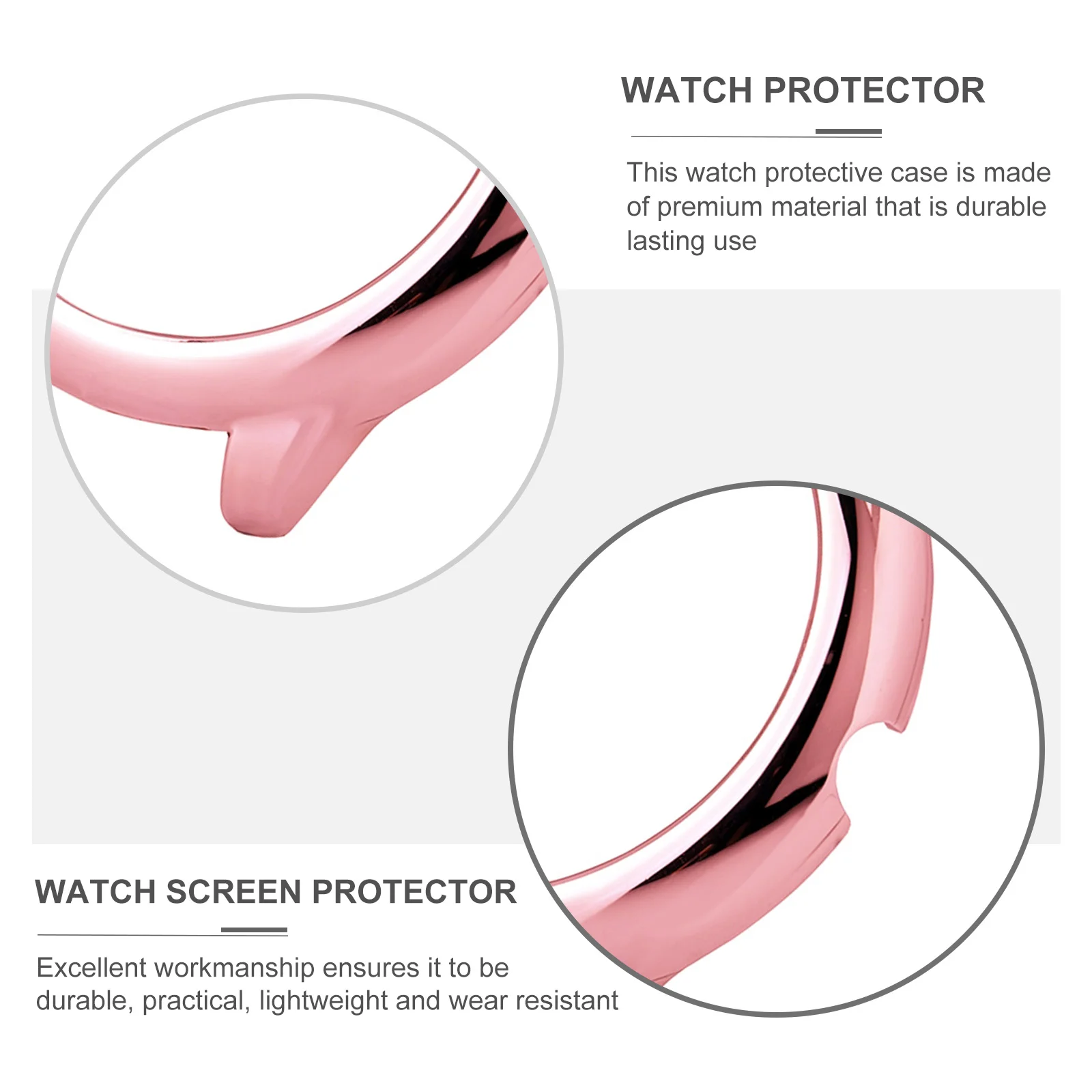 Protective Case Watch Shell Screen Protector Smart Cover The Watche Frame for Water Proof