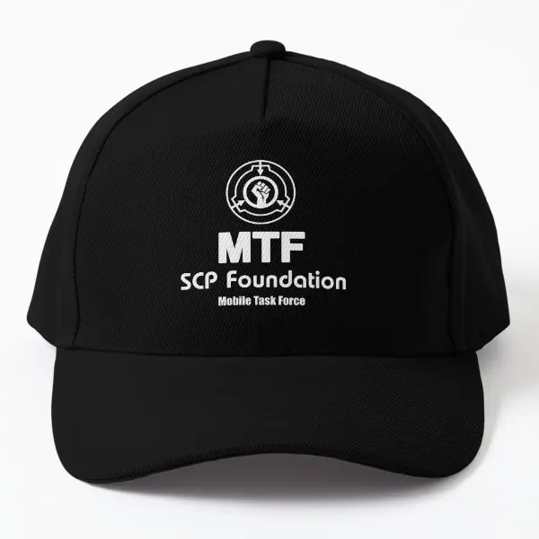 Scp Foundation Mtf Cap  Baseball Cap Hat Sun Black Snapback Spring  Sport Hip Hop Bonnet  Women Czapka Mens Solid Color Outdoor