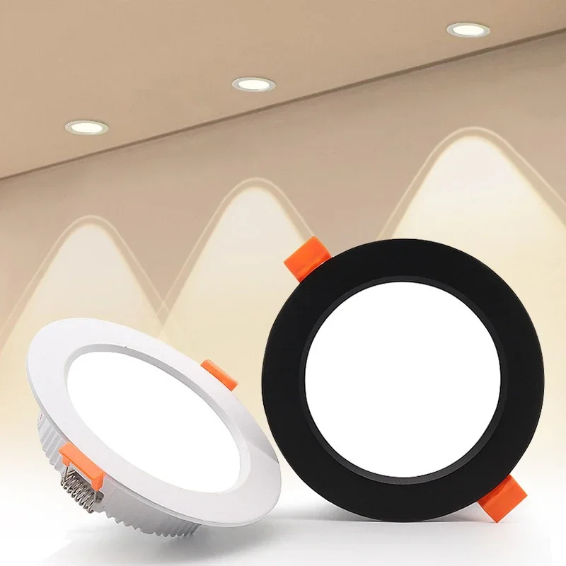 

LED Downlight 220V LED Spot Light 7W 18W Ultra Thin Led Ceiling Lamp for Living Room Foyer Background Ceiling Spot lighting lamp