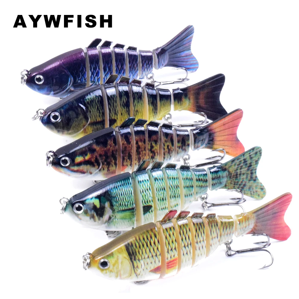 AYWFISH Special Offer Sinking Segment Bait Artificial Minnow Bass Fishing Lures 10CM 16.5G Multi Swimbait Wobblers ( Limited )