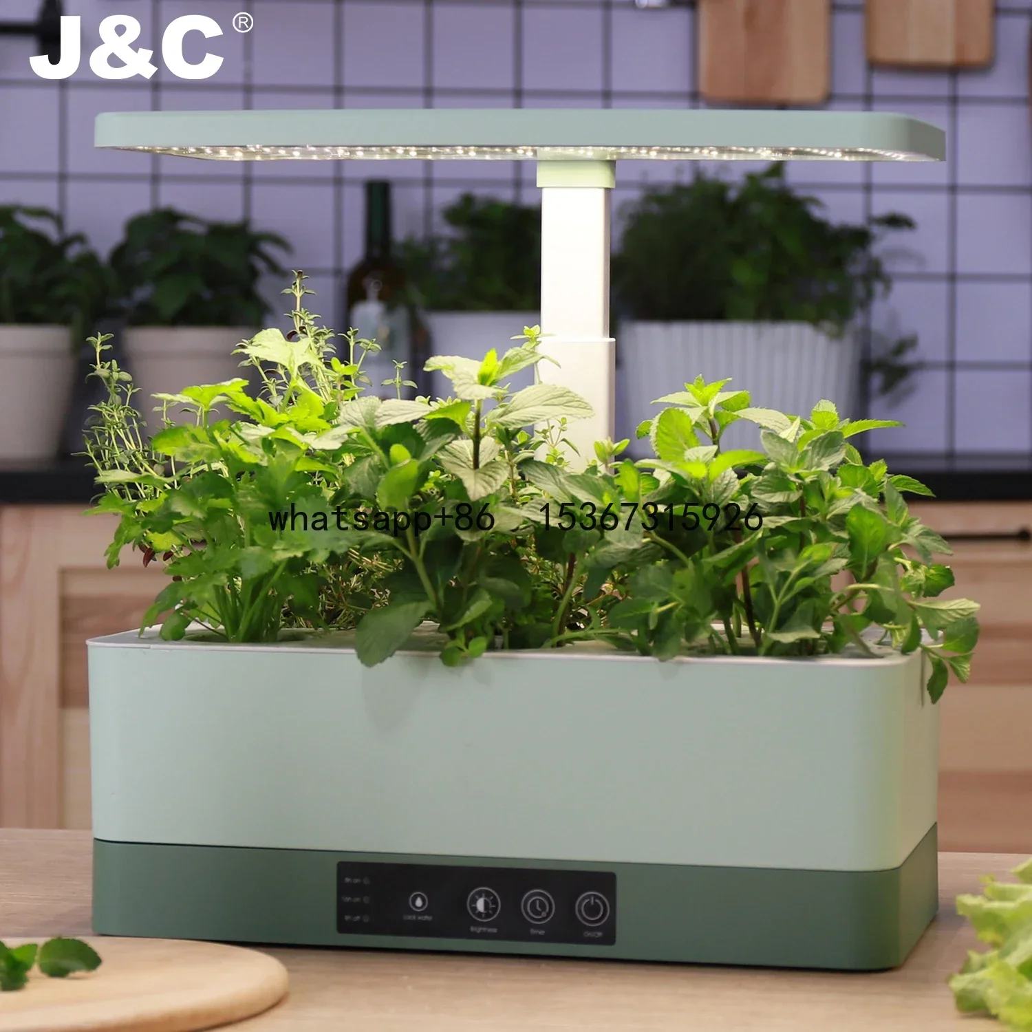 J&C Minigarden Annecy green functional smart mini garden smart garden pot indoor garden decor pot