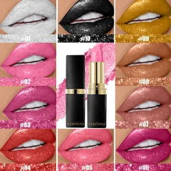 Diamond Shimmer Lipstick Lip Gloss High Pigmented Long Lasting 10 Colors Glitter Lipgloss Lips Makeup Cosmetics Sexy Make Up