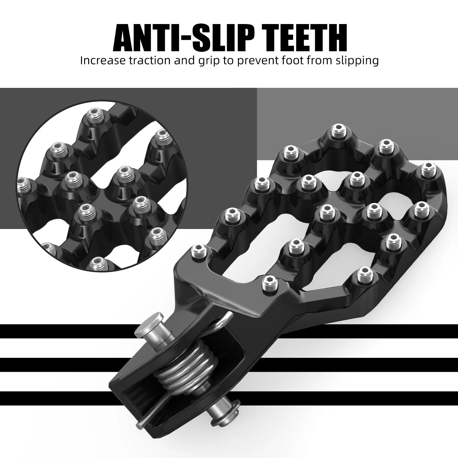 أوتاد قدم واسعة للإزاحة للدراجات النارية BMW R1200GS/Adventure R1200GSA 2013-2018 R1250GS Adventure 2019-2024 R1200 R1250 GS GSA #6