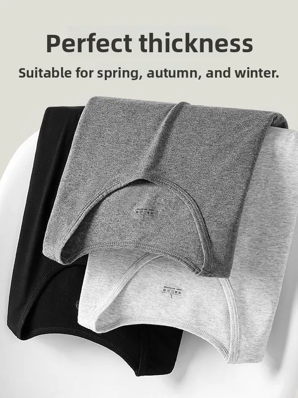 ensemble-de-sous-vetements-chauds-en-pur-coton-pour-hommes-col-rond-coupe-ajustee-manches-longues-vetements-thermiques-automne-hiver-vetements-d'interieur-couleur