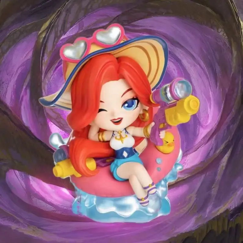 

Pool Party Miss Fortune Figure Genuine Original Packaging Brand New（We don't have in-game Digital to give away）