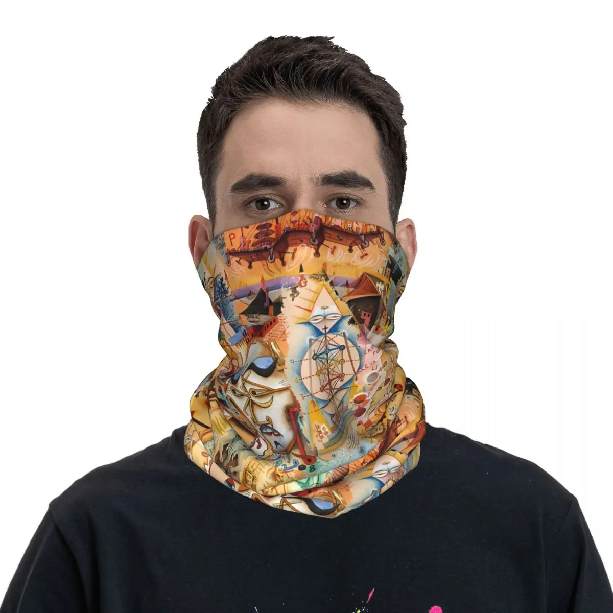 Xul Solar Sticker sottile Bandana Neck ghetta Wrap sciarpa fascia per il collo