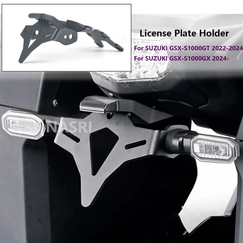 Motorcycle Rear Short Tail Stock License Plate Holder Tailstock Frame Bracket For SUZUKI GSX-S1000 GT GX GSX-S1000GT GSX-S1000GX