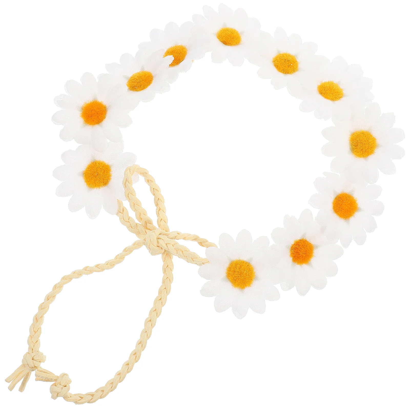 

Floral Headpiece Wedding Decor Daisy Headwear Headbands for Women White Newborn