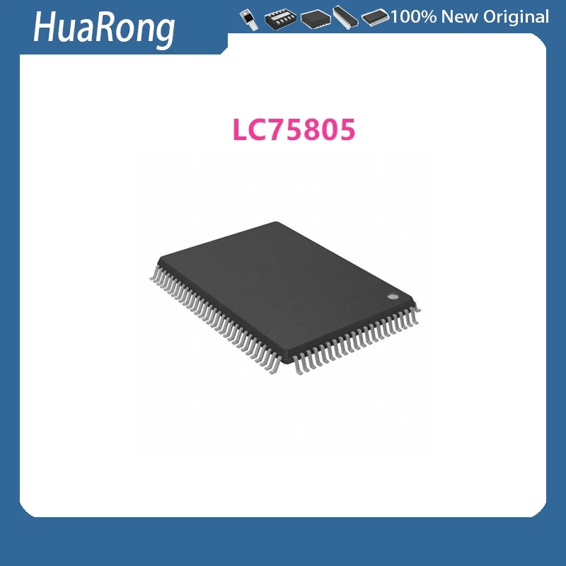 

2 шт./лот LC75805 QFP100 MH7203FA MH7203 QFP112 MH8104F MH8104 QFP144