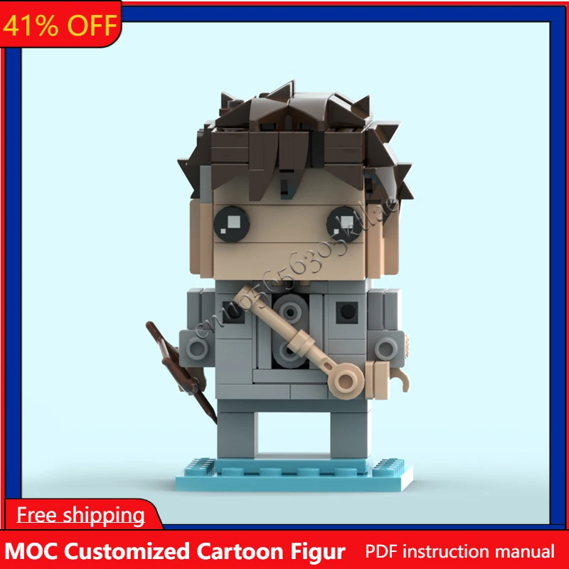 

145PCS MOC Famous Anime Figures Series Boy and The Heron Brickheaded Set DIY Creative Assembly Toy Kids Gifts Collection Display