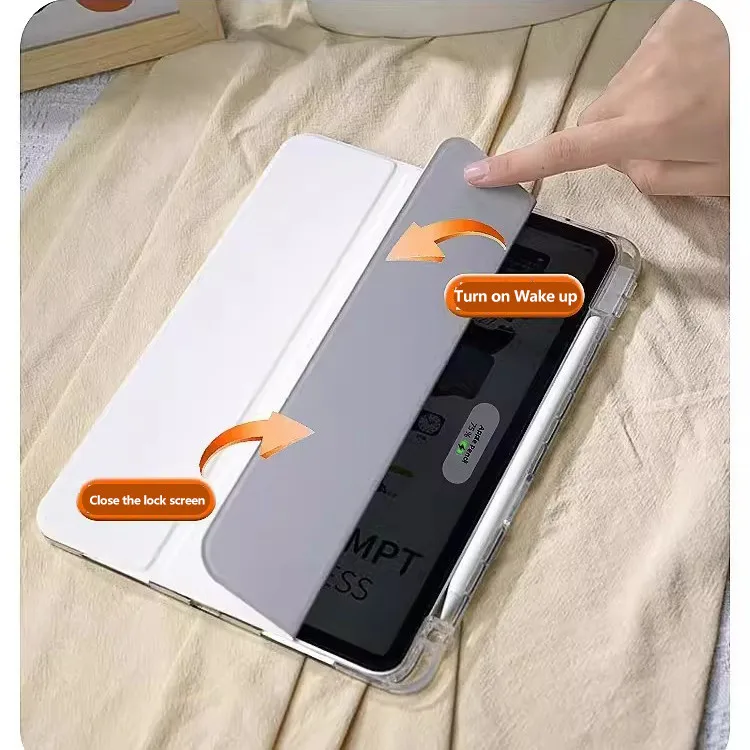 حافظة أكريليك شفافة لهاتف هواوي MatePad SE 11 2024 11.5 S 2025 جديد 11.5 11 PaperMaatte Pro 11 SE 10.4 Pro 10.8 مع فتحة قلم