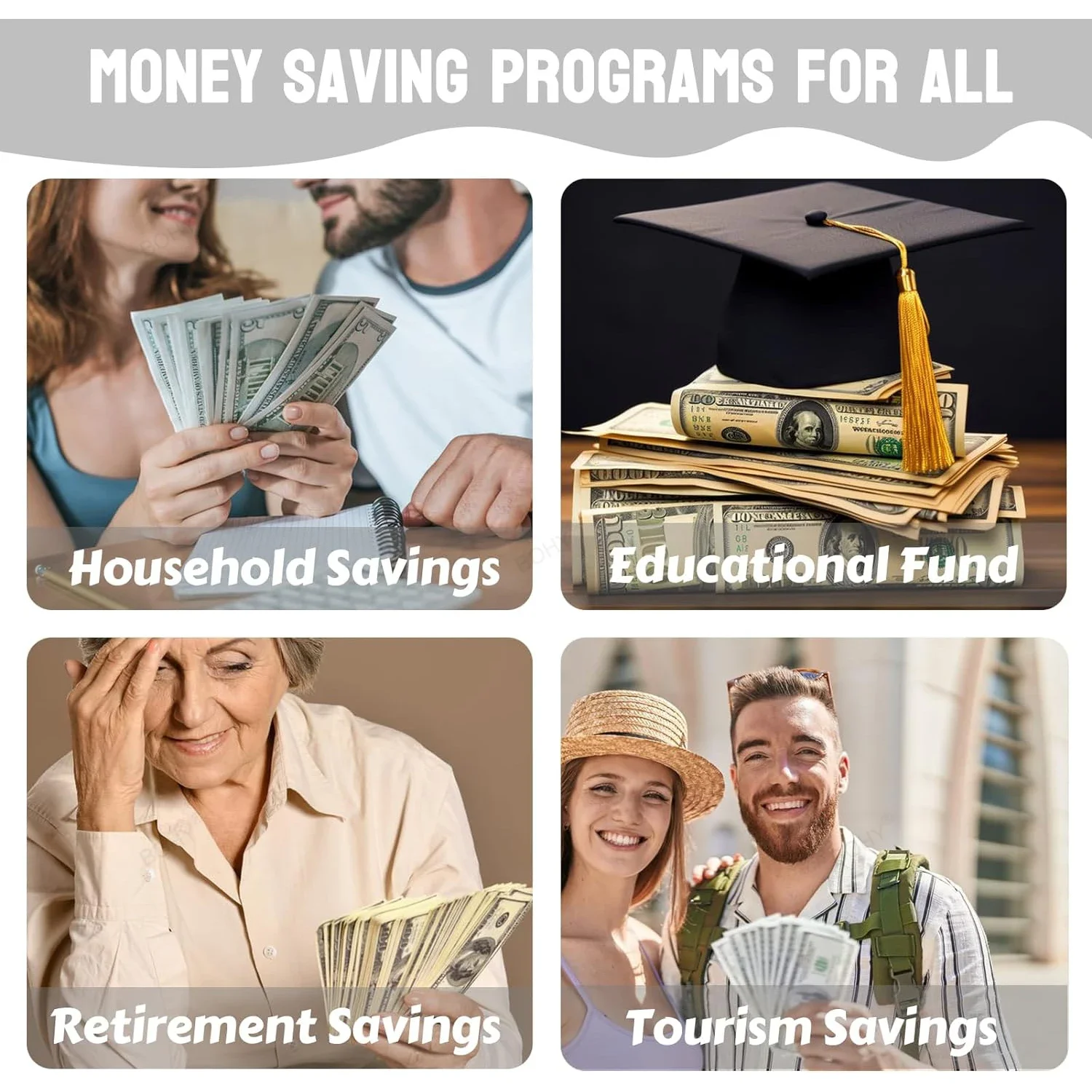 Envelopes Challenge Binder para adultos, A6 Money Saving, Binder orçamento com dinheiro, 100 Envelopes