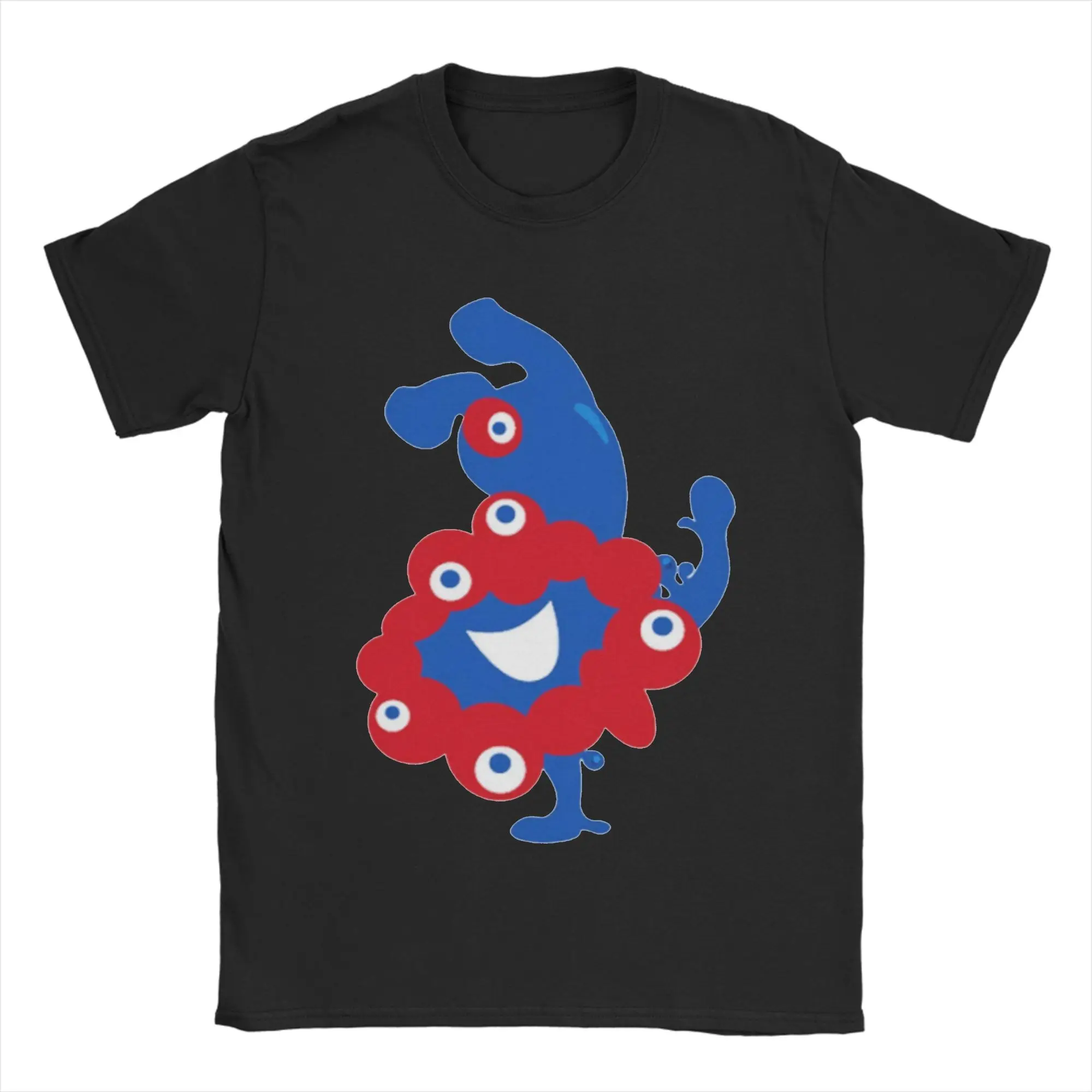 

Casual Myaky Myaku Mascot T-Shirt for Men Round Neck Cotton T Shirts Short Sleeve Tees Plus Size Tops