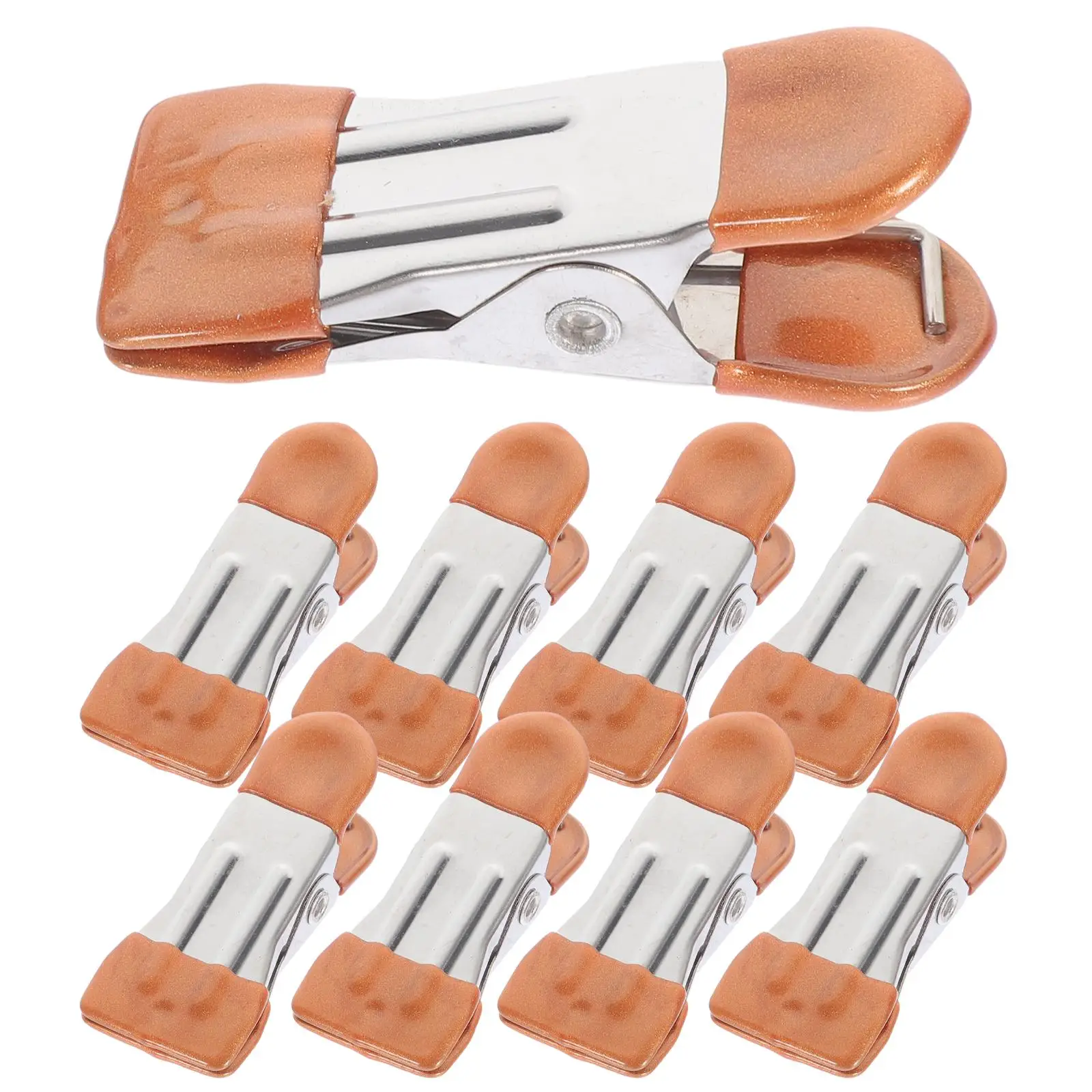 

Stainless Steel Clips Non Slip Elastic Spring Thick Steel Strong Plastic Hanger Non Clips Dry Home Use