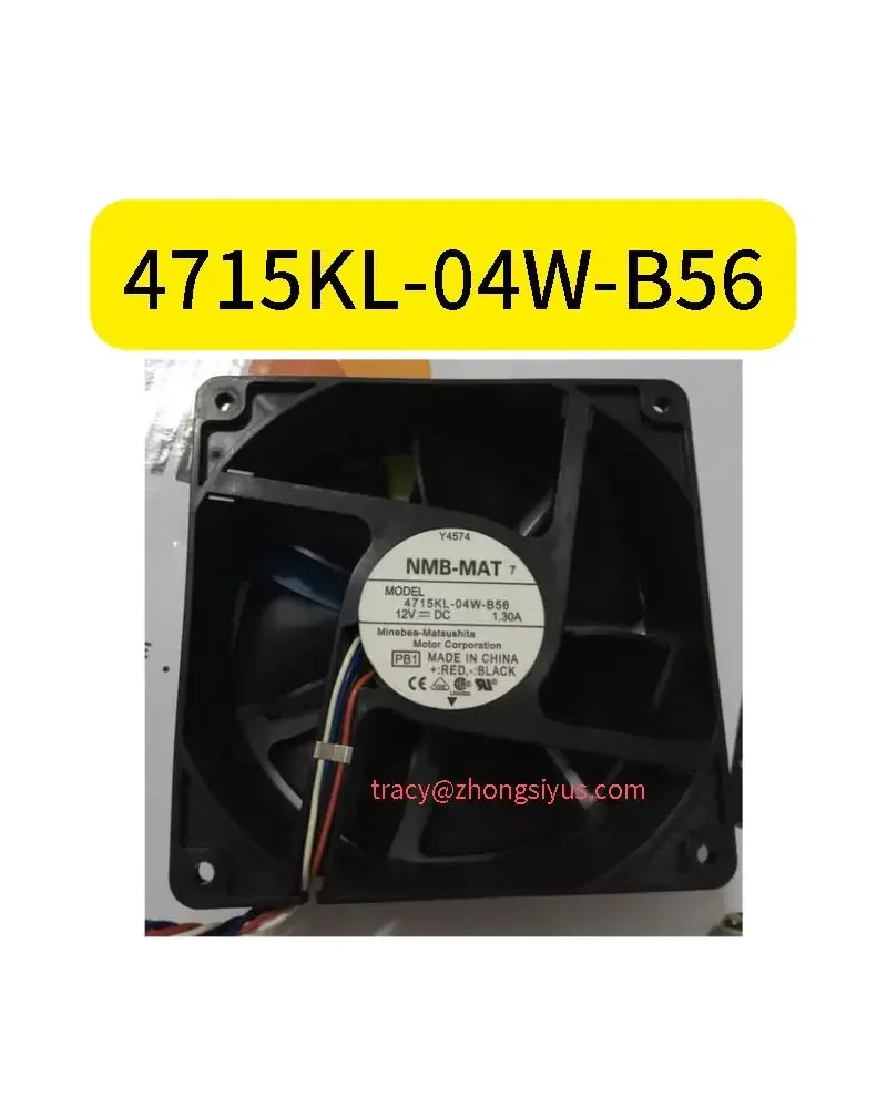 

New 12038 12V 1.3A Y4574 4715KL-04W-B56 12CM High Speed Fan