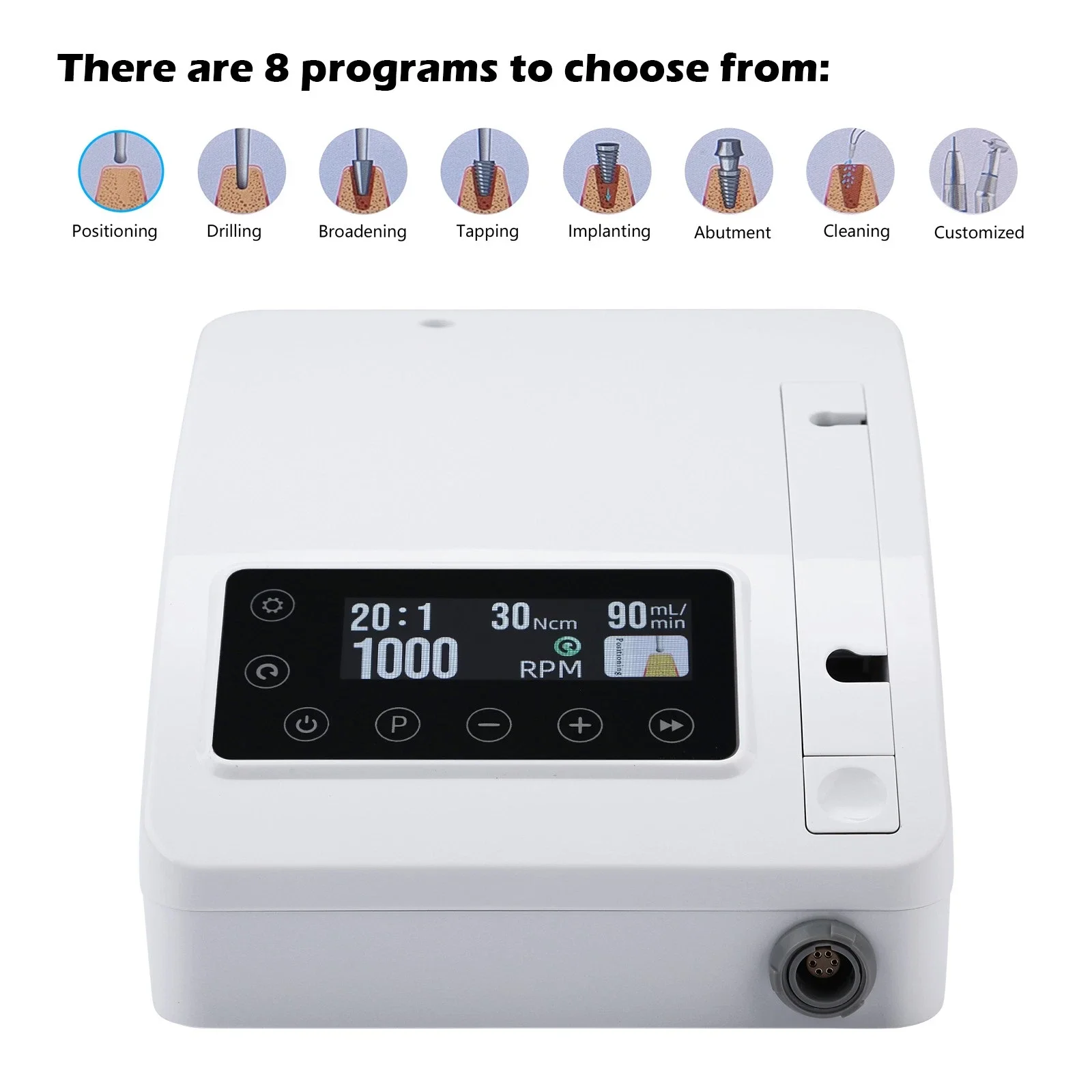 Mini Dental Implant Surgery Brushless Motor Implant Machine System With  8 Modes