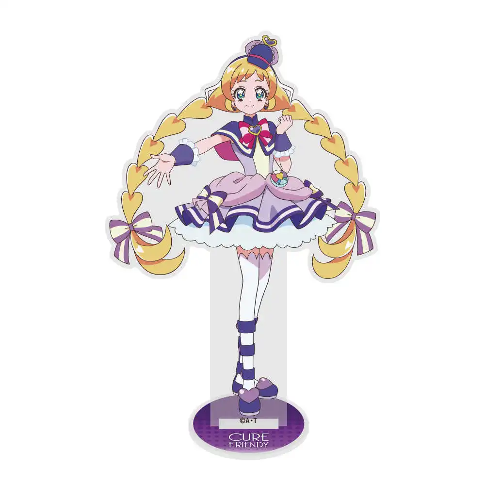 Popular Anime Game Precure, Cura Boneca Stand Acrílico, Maravilhosa Figura Amigável, Acessórios de Placa Modelo, Fãs Presentes, 15cm