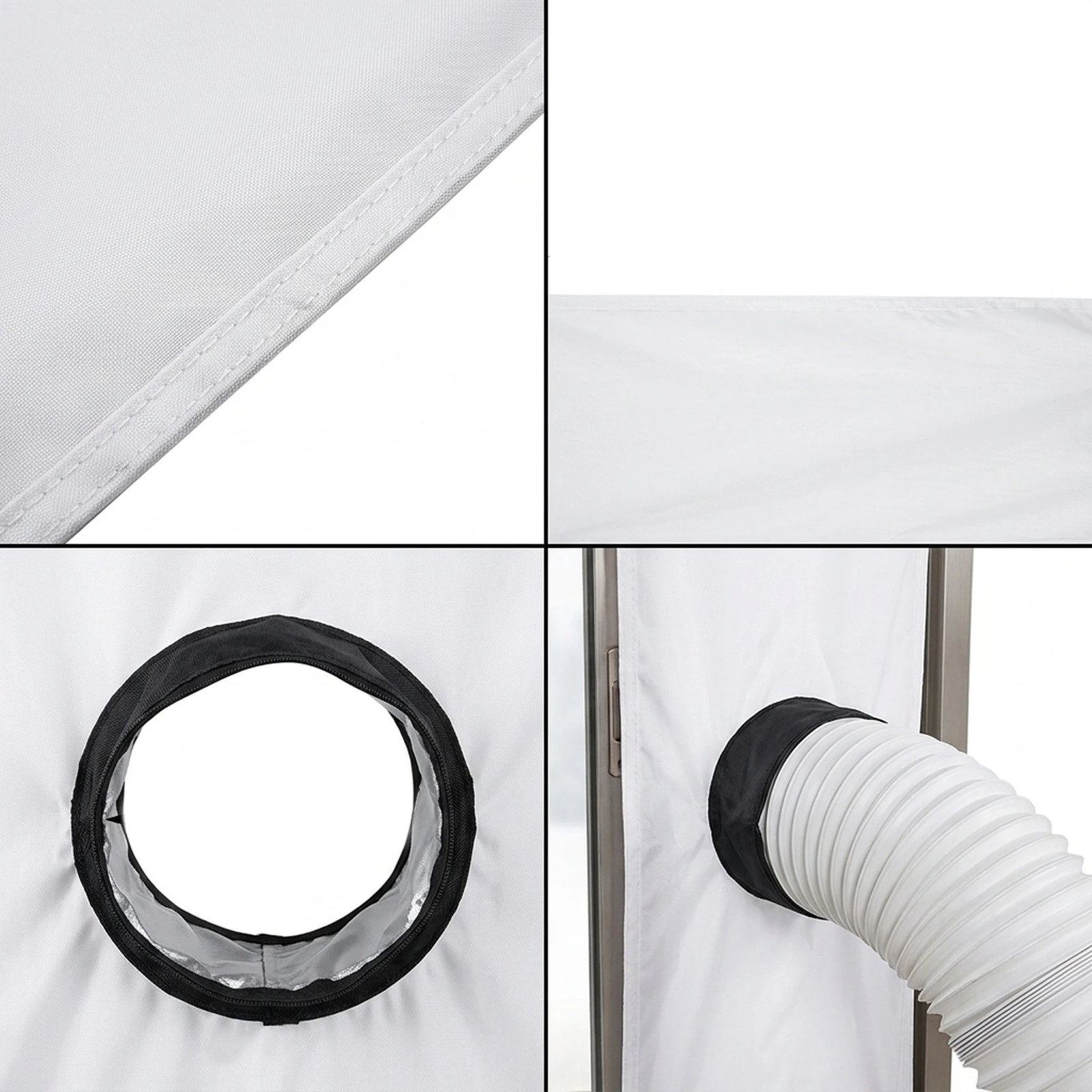 For Portable AC Window Seal with Adjustable Tension Rope Fits Commonly Used for windows for Enhanced Air Conditioning Efficiency