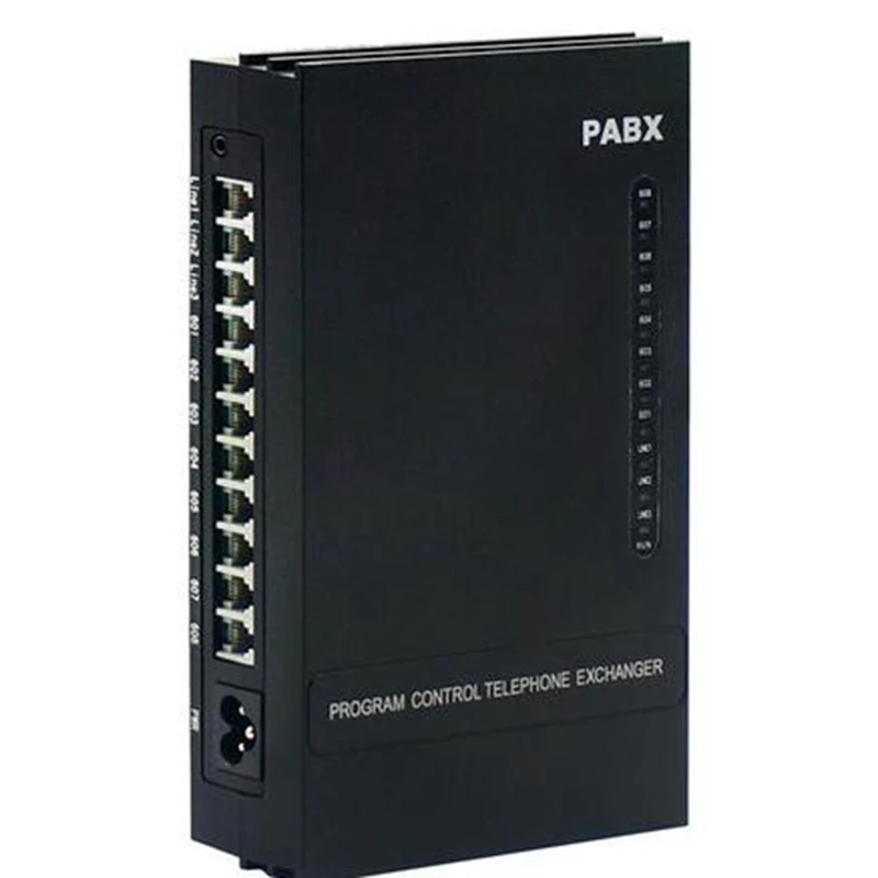 Imagem -02 - Telefone Pbx Centralino Telefonico Pabx Mk308 Híbrido Chave Telefone Pbx Sistema