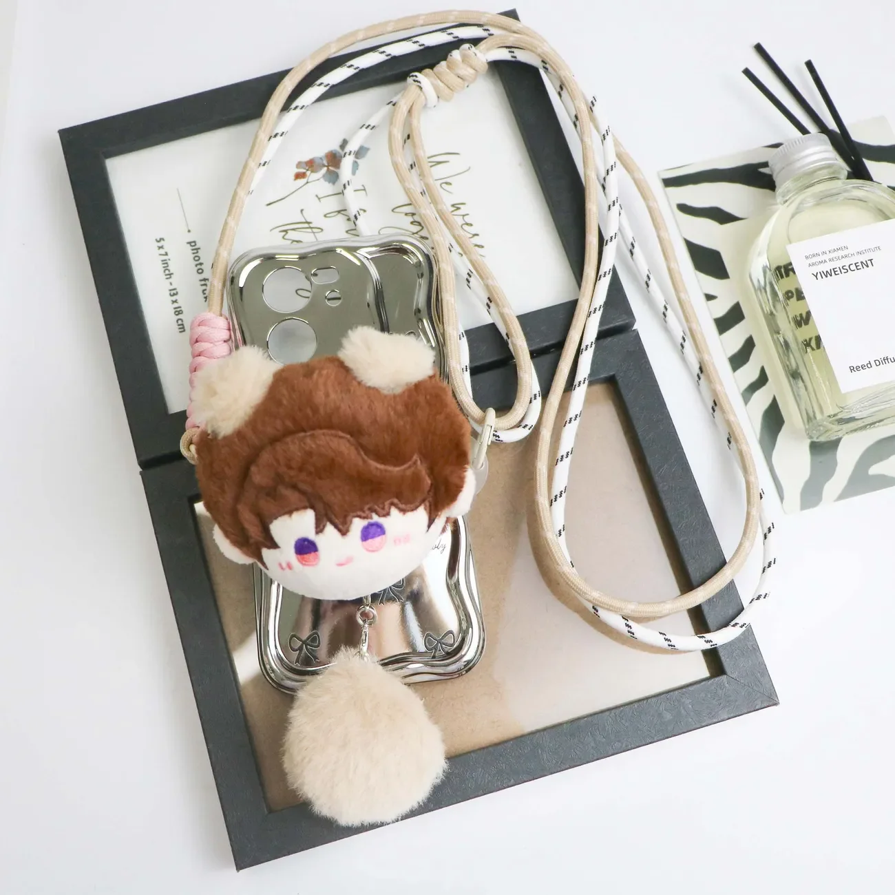 

Anime Love and Deepspace Sylus Rafayel Caleb Zayne Xavier Cosplay Phone Chain Pendant Cartoon Phones Strap Holder Xmas