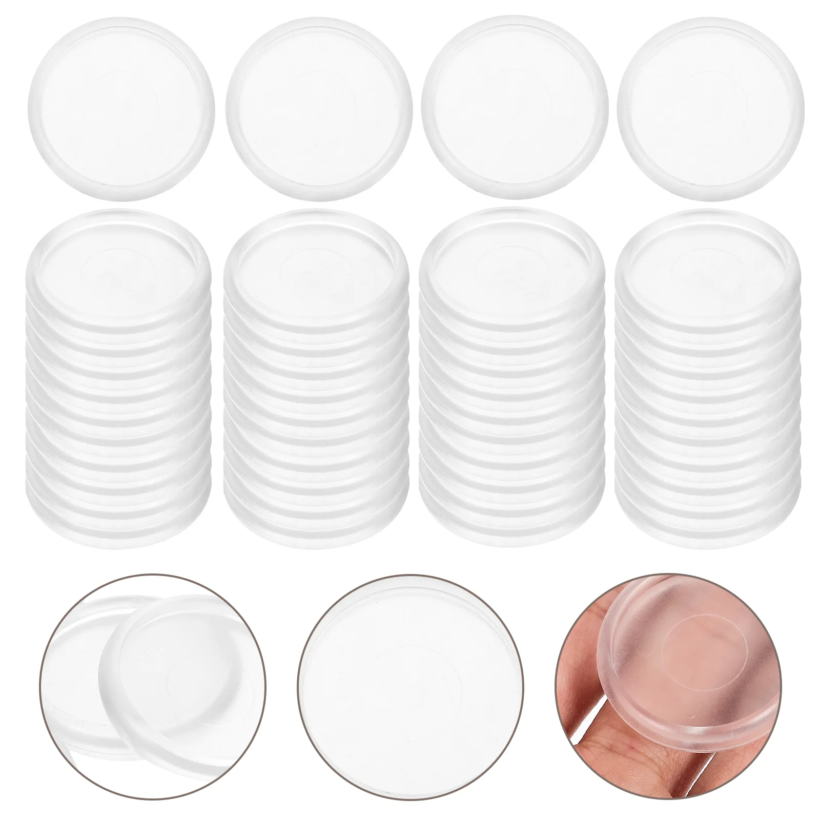 44 Pcs Binder Buckle Office Supplies Discbound Expansion Discs Planner Mini Plastic Binding Abs Sturdy Rings Multifunctional