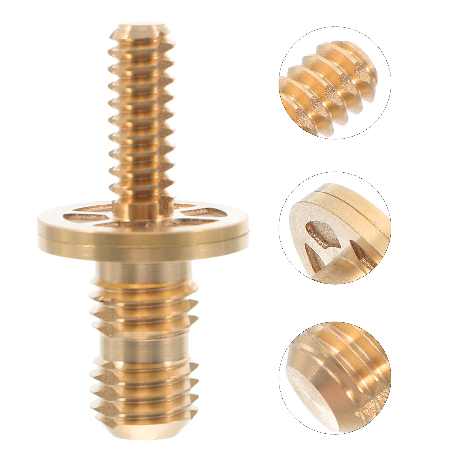 

2Pcs Copper Joint Screws For Pool Cue Extended Handle Billiard Accessory Replacement Parts Durable Connection