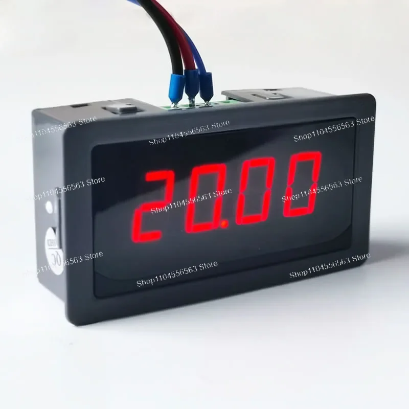 Digital Process Panel Meter, Adjustable 4-20mA 0-10V for PLC Valves & Industrial Automation