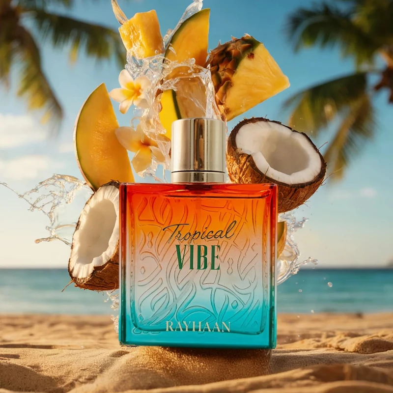 

100ml Tropical Coconut Perfume Mango Pineapple Rum Musk Sandalwood Long Lasting Eau De Parfum Fresh Marine Fragrance