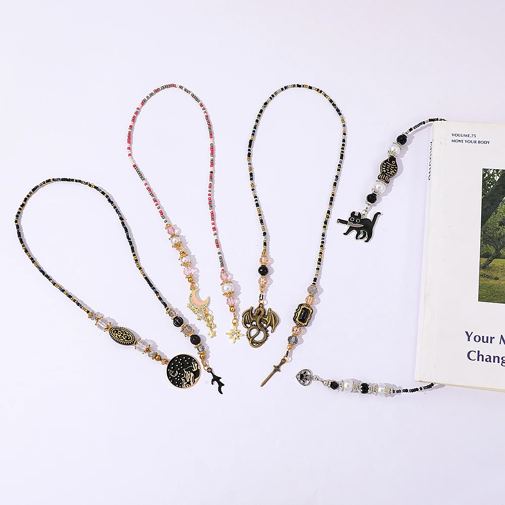 الجناح الرابع التنين ACotar القط المرجعية فريدة من نوعها تصميم مطرز كتاب ماركر للقراء لطيف الحيوان فكرة هدية الكتب