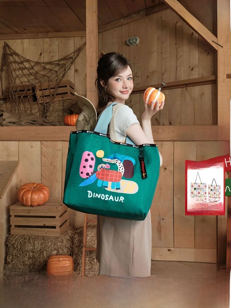 

LeSportsac New Du Joint Single oulder Bag Commuter Tote Bag Cute Print Versatile op Bag for Men And Women