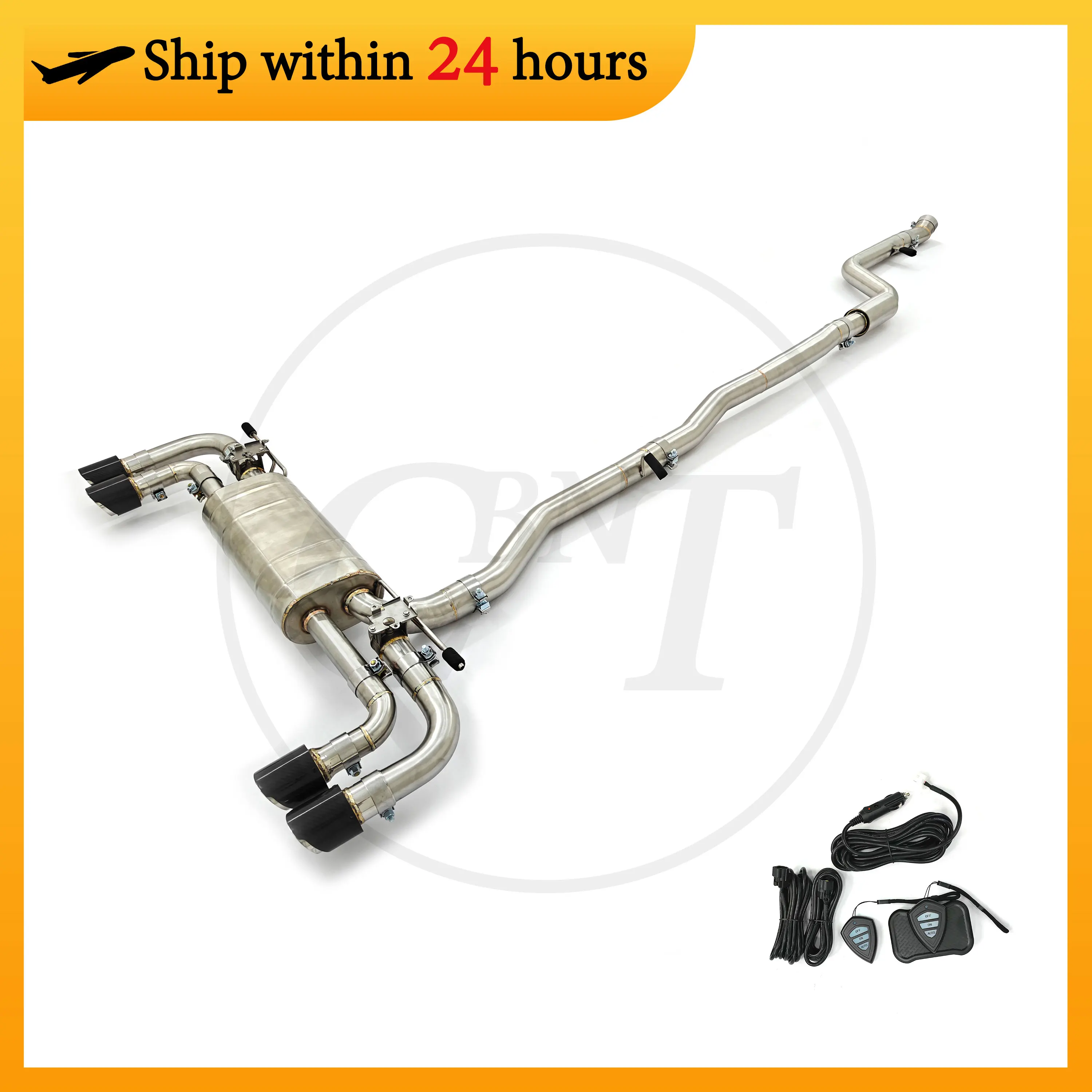 

CBNT Exhaust System Valvetronic Catback with Valve Muffler for BMW 5 Series G30 G38 525i 530i SS304 Stainless Steel Exhaust Pipe