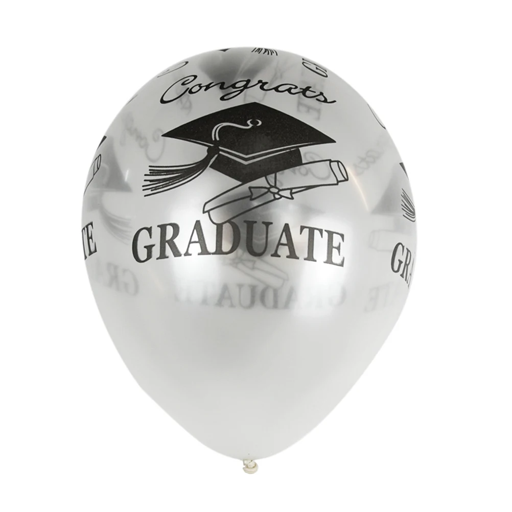 

50pcs Graduation Party Balloons Latex Balloon Set Decorations For Graduating Celebration Creative Inflated Balloons Assorted