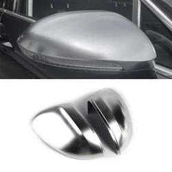For Volkswagen VW Passat B8 CC Arteon Car Rearview Mirror Cover Side Wing Protect Frame Covers Trim Silver Matte Chrome Shell