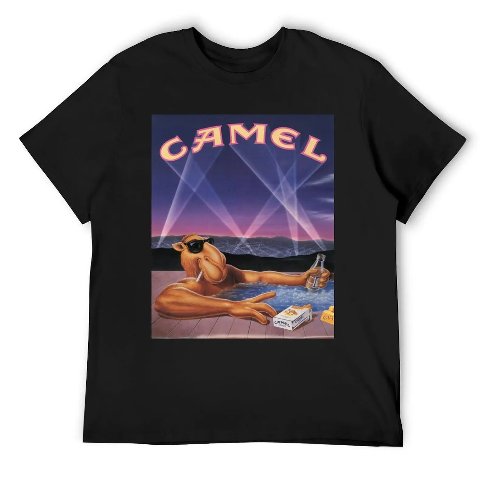 Vintage Joe Camel Ad T-Shirt oversized basketball graphic tees aesthetic clothes t shirt for men