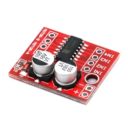 L298N 2-Way DC Motor Driver Module DC 2V-10V 1.5A Driver Module PWM Speed Dual H-Bridge Stepper Motor Driver