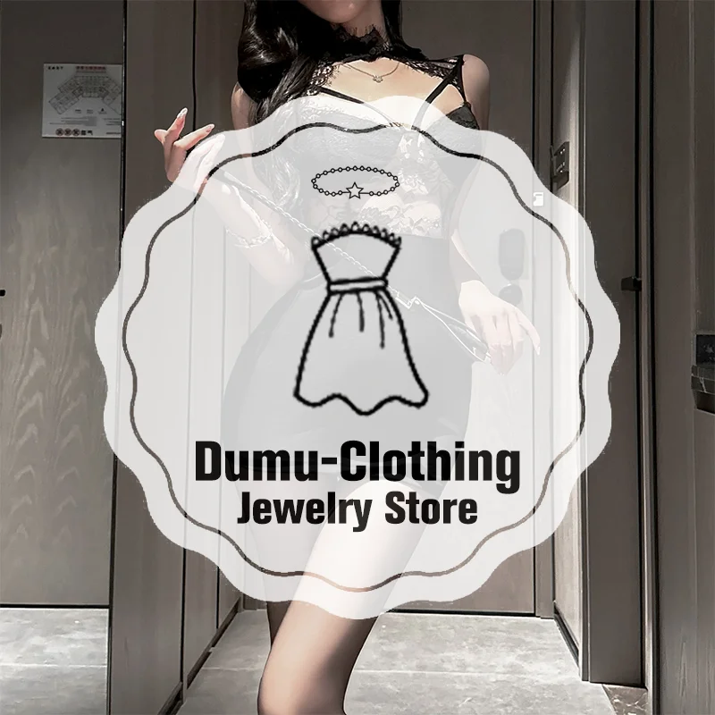 

Sexy Lingerie Women Lace Patchwork Sleeveless Pajamas Club Wrapped Nightdress