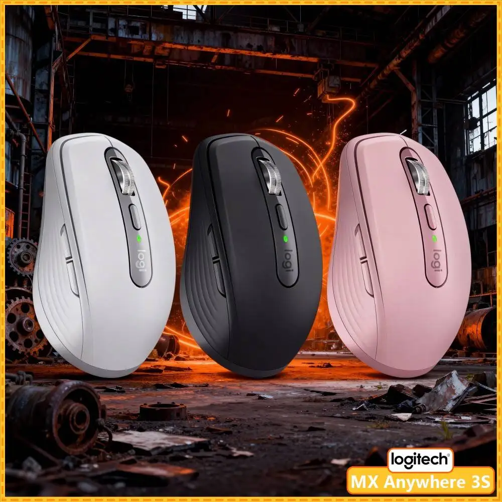 Productivity MX Anywhere 3S - 8K DPI, MagSpeed Wheel, 3-Device Connect, Perfect for Hardware Marketing Plan & Daily Task