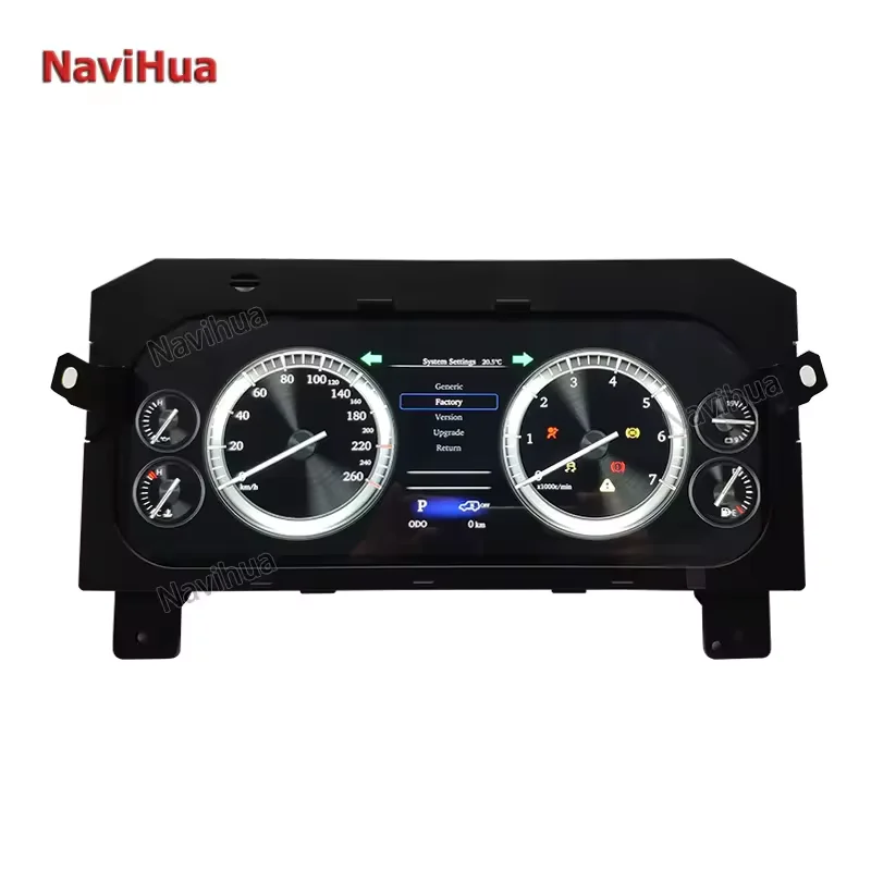 12.3 Inch LCD Digital Cluster Instrumentation Automotive Dashboard for Toyota Prado 2010-2019