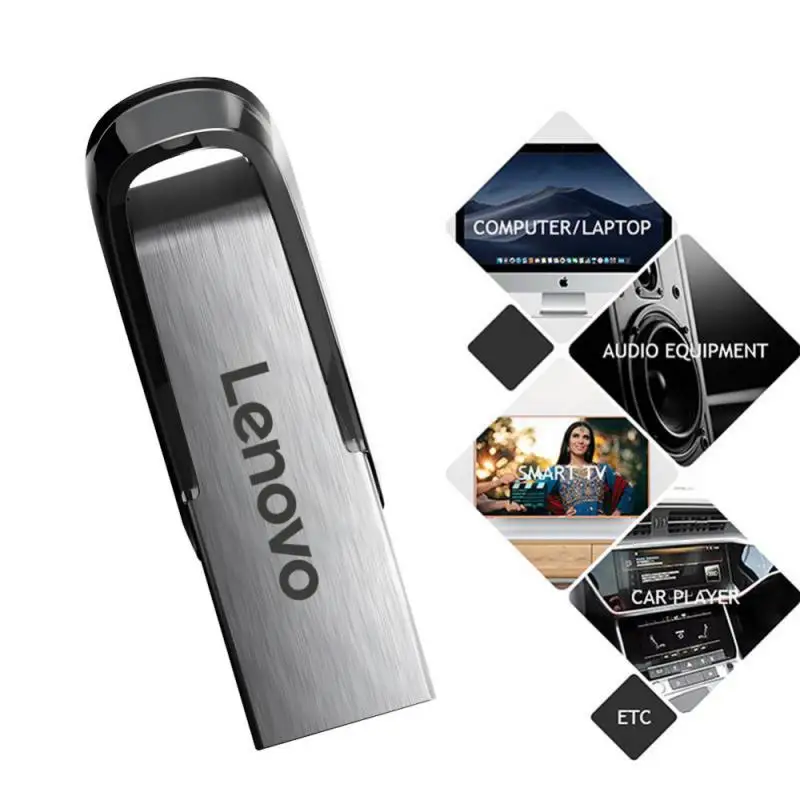 Lenovo USB 3.0 Flash Drive High Speed 2TB 1TB 512GB 256GB OTG Pen Drive 128GB Portable Storage Device WaterProof U Stick For PC