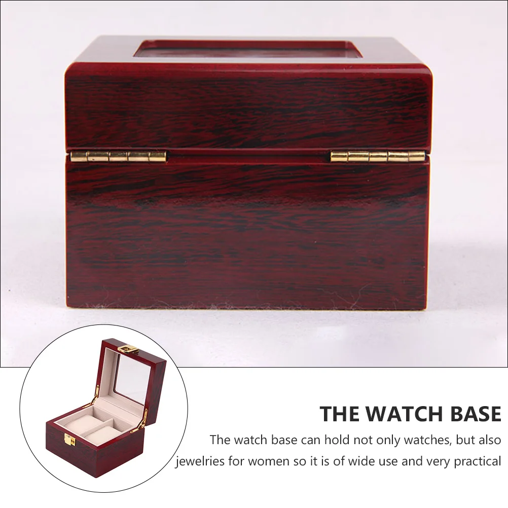 1Pcs Watch Storage Box Durable Safe Organizer for Home Office Travel Gift Packaging with Large Capacity Decorative
