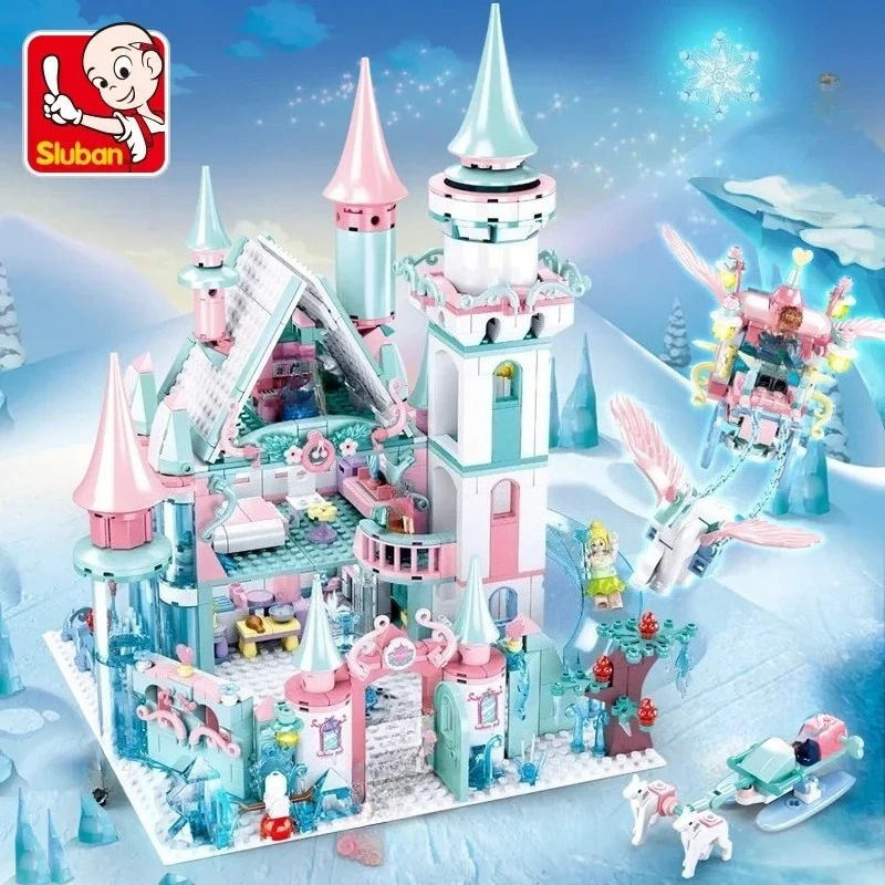 

1314Pcs Castle Building Blocks Bricks City Magical Palace Royal Family Set Princess DIY Assembly Bricks Toy for Girls Kids Gifts