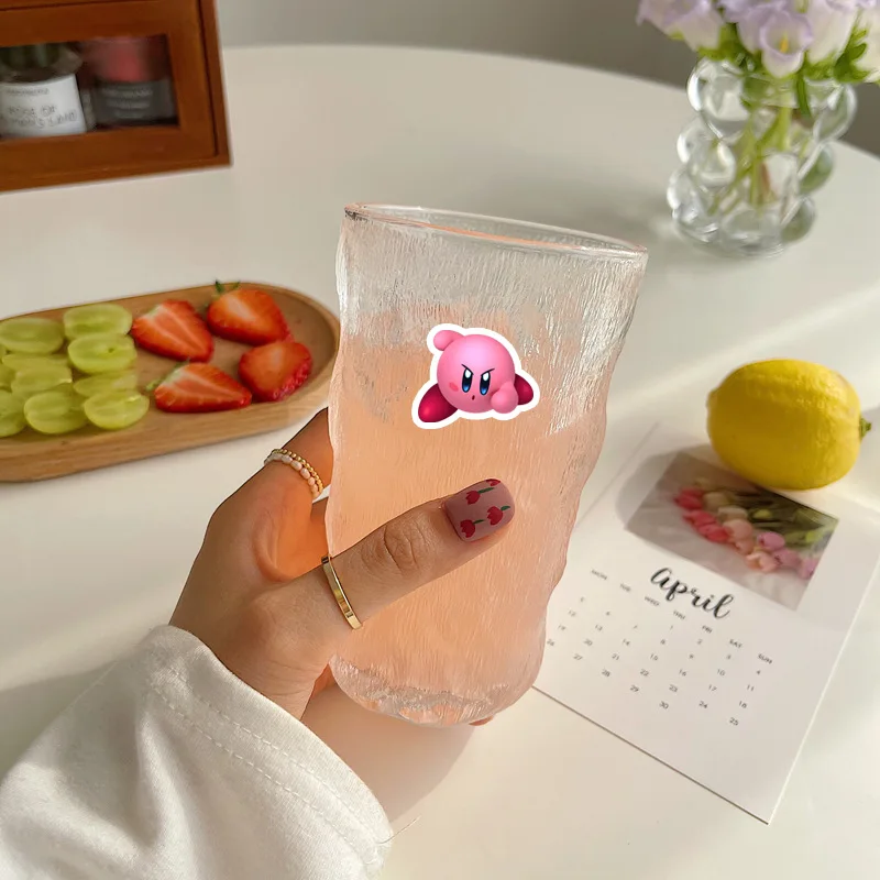 100PCS Kirby Stickers Anime Game Skateboard Fridge Kirby's Dream Land Travel Cute Cartoon Kid Toy Sticker Gift view 5