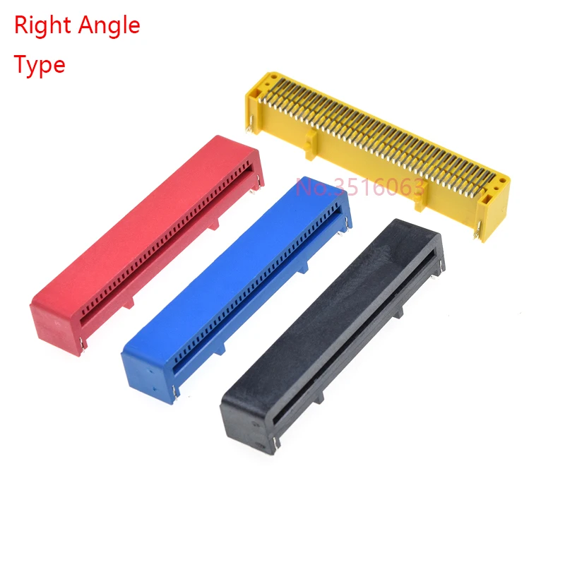 1/2/5Pcs Micro: Bit Development Board Slot Microbit Mainboard Vertical/Right Angle Slot Card Connector Socket 1.27mm Pitch PCB